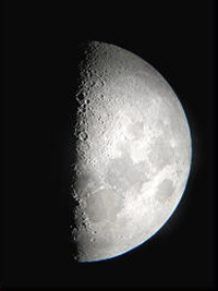 Moon through 6-inch Dob